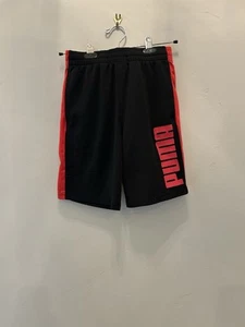 Puma Boys Black/red Basketball Shorts Size 10/12 - Picture 1 of 3