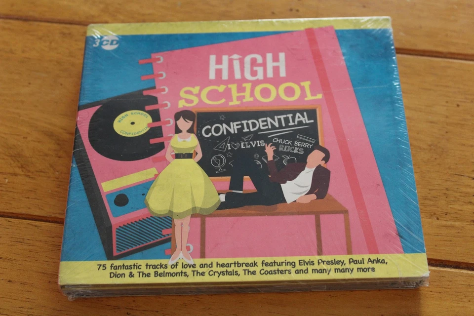 High School Confidential 3CD Set Elvis Presley Chuck Berry 50s 60s Rock Pop NEW - Image 1 of 2