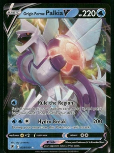 Origin Forme Palkia V 039/189 Ultra Rare Holo SWSH10: Astral Radiance NM - Picture 1 of 2