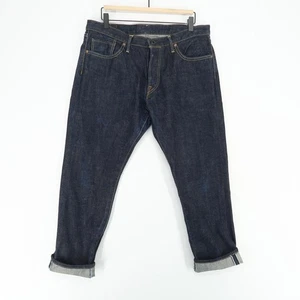 The Hill-Side Jeans Mens 34 Komadori Selvedge Denim Japan Raw Button Fly Indigo - Picture 1 of 17