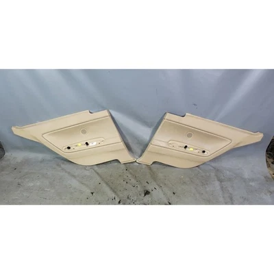 00-06 BMW E46 Serie 3 Cupé Interior Trasero Paneles Laterales Cuero Beige Fabricante de Equipo Original Foto 1 de 4