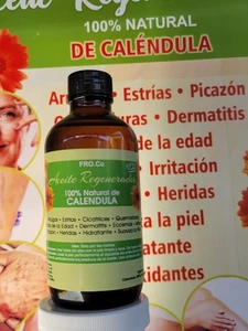 Aceite De Caléndula 💯 % Natural,Para La Piel. Arrugas Manchas Piel Reseca y Mas - Picture 1 of 11