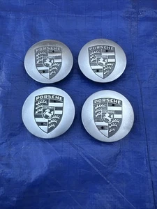 PORSCHE 968 944 928 911 924 Aluminum Rim Wheel Center Cap Cover OEM Polished - Picture 1 of 11
