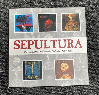 Sepultura The Complete Max Cavalera Collection 1987–1996 CD Box Set Metal Albums - Image 1 of 4