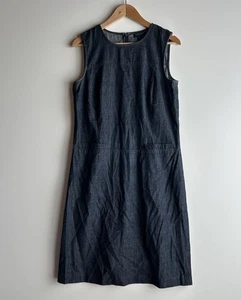 Ann Taylor Vintage Denim ärmelloses Baumwollkleid Größe 12 - Bild 1 von 7