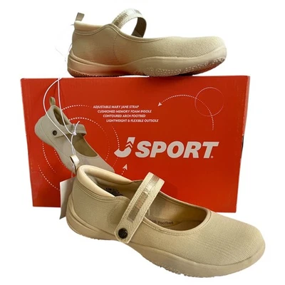 Jsport Women's Shoes Mary Jane Strap Memory Foam Contoured Arch Lightweight 6.5 - Image 1 of 4
