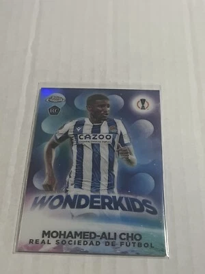 2022-23 Topps Chrome UEFA Club Competitions Mohamed-Ali Cho RC Rookie Wonderkids - Image 1 of 2