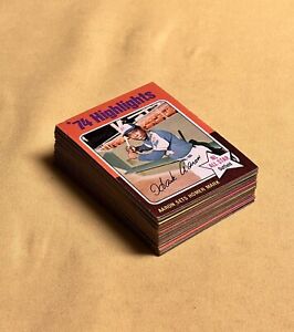 1975 Topps (45) Different HOF & Star Vintage Baseball Card Lot *CgC605*
