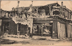Antiguo edificio ruinas RPPC destruido Francia 1917 - Imagen 1 de 2