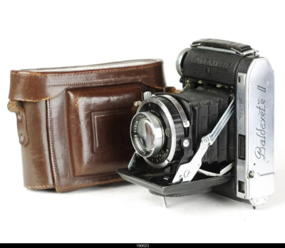 Lente plegable para cámara 6x6 RF Balda Baldaxette II Zeiss Tessar 2,8/8 cm 80 mm Foto 1 de 4