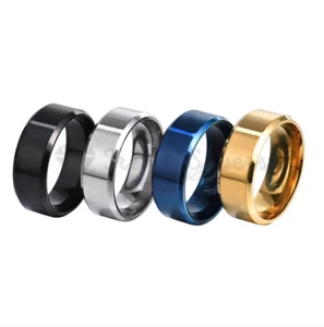 8mm Tungsten Ring for Men Wedding Band Matte Brushed Finish Comfort Fit  6 - 13 - Picture 1 of 53