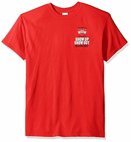 NCAA Valdosta State Blazers Football Schedule 2017 Short Sleeve Shirt Size XL Cover
