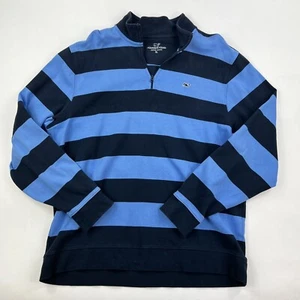 Vineyard Vines Herren 1/4 Zip Pullover Sweater blau gestreift Größe XL - Bild 1 von 5