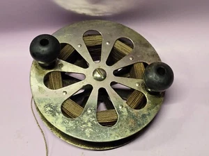 Antique Vintage Pflueger or Meisselbach Trolling Fishing Reel With original wire - Picture 1 of 14