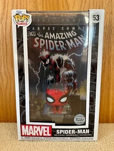 FUNKO POP! COMIC COVER MARVEL SPIDER-MAN (53) KLEINER KARTONSCHADEN SIEHE FOTOS - Bild 1 von 3