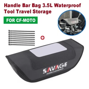 For CFMOTO 800MT-X 2024-2025 Handle Bar Bag 3.5L Waterproof Tool Travel Storage - Imagen 1 de 24