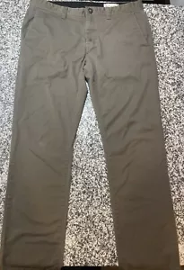 Volcom "Frickin" Modern Straight Stretch Chino Pants (Light Brown) Men's Sz 38 - Picture 1 of 5