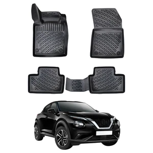 Floor Mats for Nissan Juke 2019-2024 | Custom Fit Floor Mat Black - Bild 1 von 7