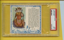 1954 T129 RED MAN # 31 WETCUNIE PSA 7 NM SER # 04676196