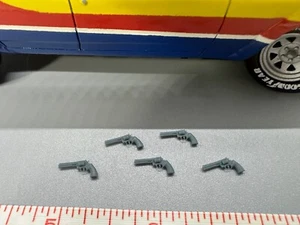 Lote de 5 revólveres Magnum de resina a escala 1/24 sin pintar - Imagen 1 de 1