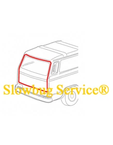 VW T3 T25 BUS - GUARNIZIONE PORTELLONE POSTERIORE REAR LID RUBBER - Imagen 1 de 1