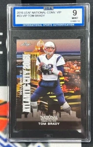 ISA 9 2016 Leaf National Convention VIP #03-VIP Tom Brady PATRIOTS - Picture 1 of 1