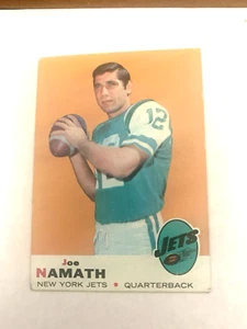 1969 Topps #100 Joe Namath EX+ - Picture 1 of 2