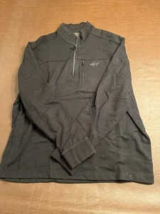 Greg Norman Performance Quarter Zip Pullover Golf Sweatshirt Men's XL Black - Picture 1 of 4