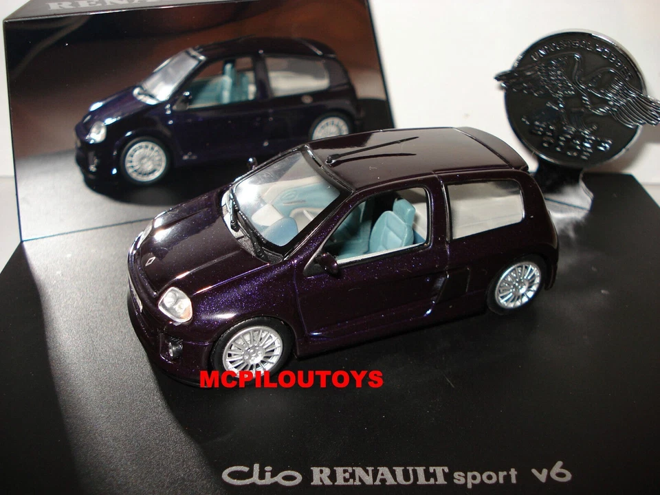 Eagle Gara 1826 - Renault Sport Clio V6 Purple Al 1/43 ° - Immagine 1 di 1