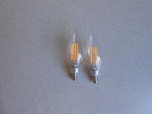~FEIT ELECTRIC BPCECFC/827/3 40 WATT EQUIV. DIMMABLE CANDELABRA LED BULBS (2 pk) - Picture 1 of 1