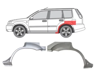 Für Nissan X-Trail 2001- 2007 4 tur Radlauf Reparaturblech Satz/ L+R - Bild 1 von 4