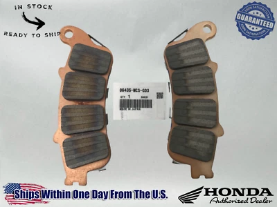 Pastilhas de freio traseiras dianteiras abs Honda OEM para ST1300 St 1300 ST1300A 02-07 - Imagem 1 de 4