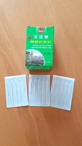 1000 agujas de acupuntura con mango de plata 0,25x40 mm, neto 28,80 € sin gastos de envío - Imagen 1 de 2