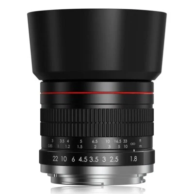 EF 85mm F1.8 Portrait Lens - Medium Telephoto Manual Cameras Lens for Canon E... - Image 1 of 4