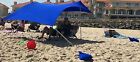 Tent Canopy with Sandbag Anchors Lightweight Sun shade Protection Beach Shelters