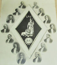 C.1907 Union University Jackson TN Fraternity Sigma Alpha Epsilon SAE Photo M3