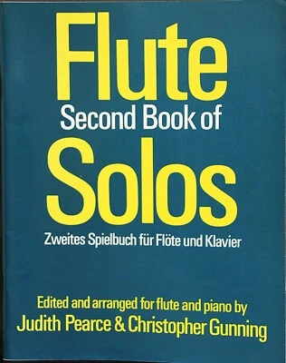 Flute Second Book of Solos by Pearce and Gunning - Image 1 of 2