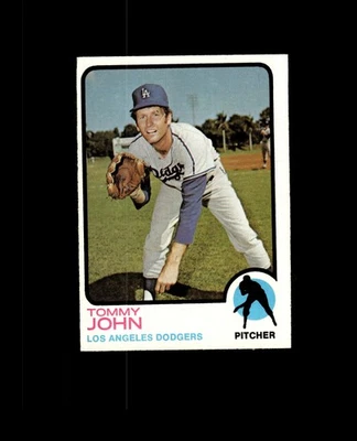 1973 Topps 258 Tommy John EX-MT #D1,504303 - Image 1 of 2