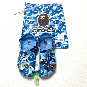 Crocs x BAPE A Bathing Ape Classic Clog Blue Camo Herren US 9 ABC Limited Collab - Bild 1 von 23