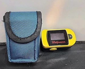 Walgreens Pulse Oximeter ChoiceMMed Portable Fingertip Pulse Rate Oxygen w Case - Picture 1 of 5
