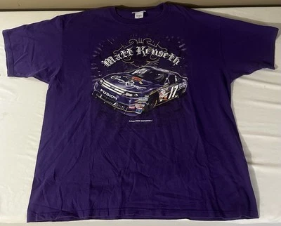 Camiseta Vintage Chase Authentics Matt Kenseth #17 Corona Púrpura Real Adulto 2XL Foto 1 de 4