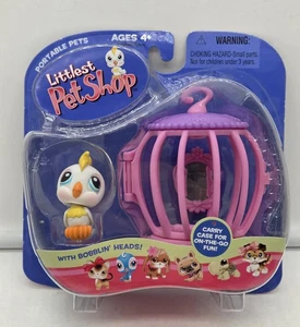 Littlest Pet Shop: Tragbare Haustiere - LPS Kakadu mit gemütlichem Vogelkäfig - 2004 NEU! - Bild 1 von 5