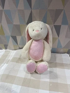Plush Cream/Pink 15" Plush Bunny - Carousel - Picture 1 of 3
