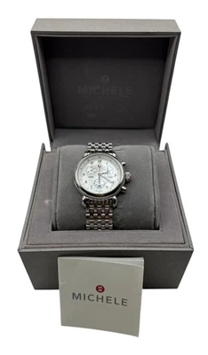 Michele CSX 36mm Chronograph Stainless Steel MW03C00A0025 Watch Swiss W/ Box - Image 1 of 4
