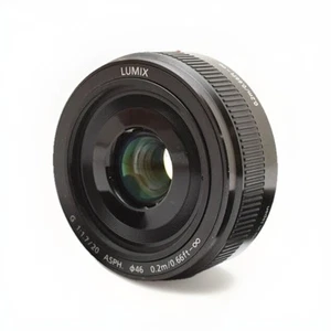 Panasonic LUMIX G 20mm F/1.7 II ASPH. Black [Mint] - Picture 1 of 4