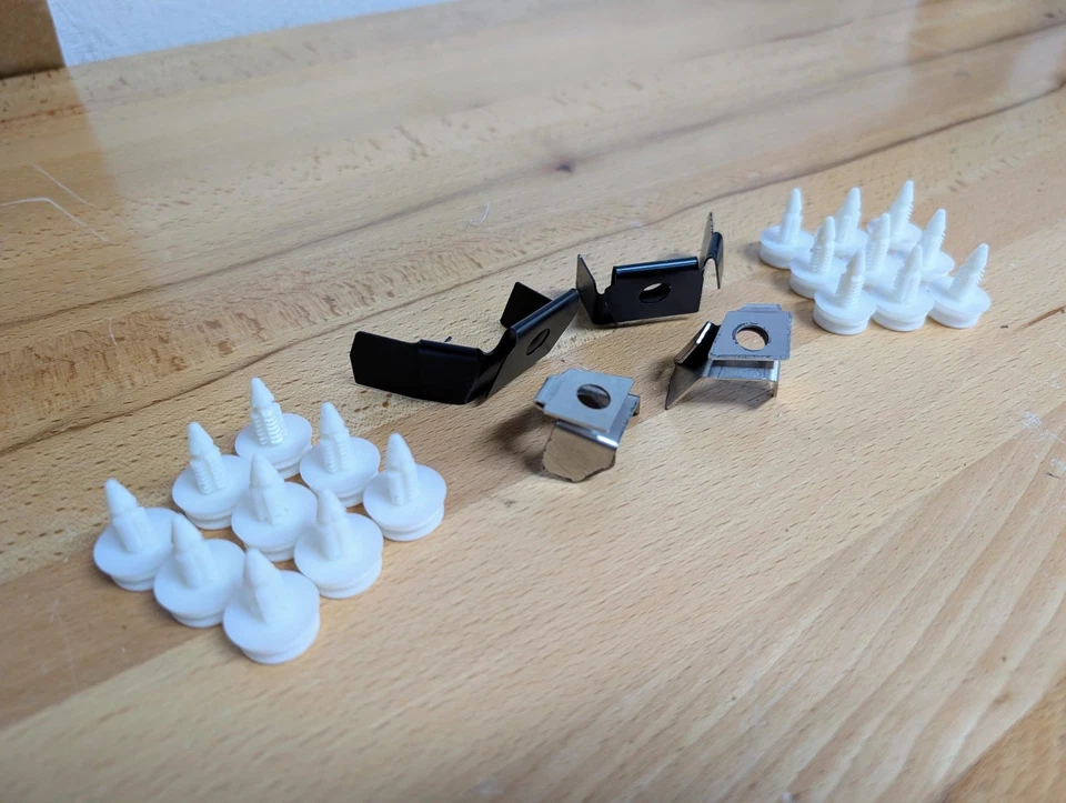 Hecho en EE. UU. 1998-05 Chevy S10 Blazer GMC Panel de Puerta Apoyabrazos KIT de Reparación Par con CLIPS Foto 1 de 4