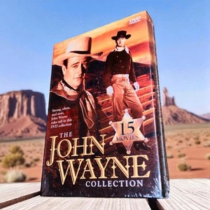 John Wayne Western Collection DVD 15 Movies Blue Steel Lawless Range Dawn NEW - Picture 1 of 4