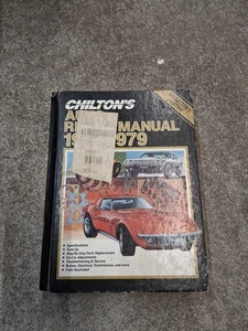 Chilton's Auto Repair Manual 1972-1979 Collectors Edition Hardcover Part # 6914 - Foto 1 di 8