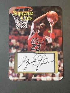 Michael Jordan Supreme Cuts Autografo Fascimile Edizione Limitata Campione Tori - Foto 1 di 2