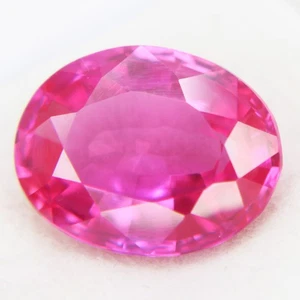 7.60 Ct Natural Pink Sapphire Loose Gemstones Eye Clean Oval Shape - Picture 1 of 5